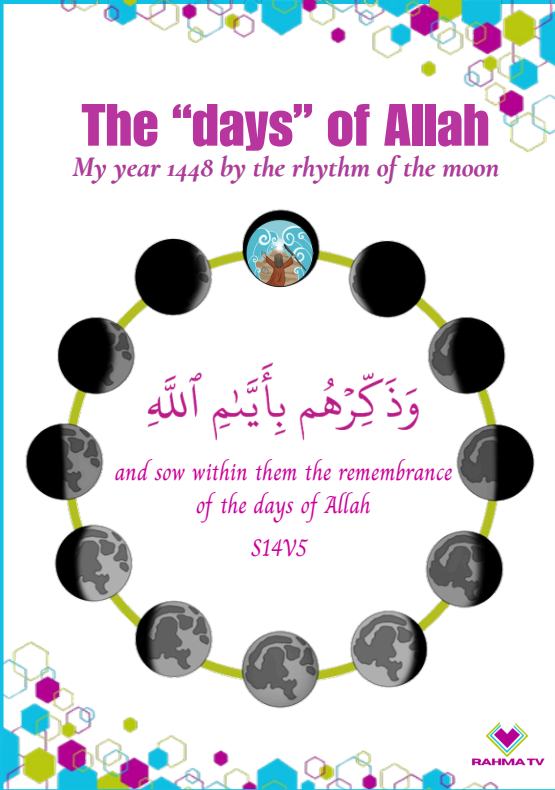 Cover of the calendar The Days of Allah — My year 1448 at the rhythm of the moon